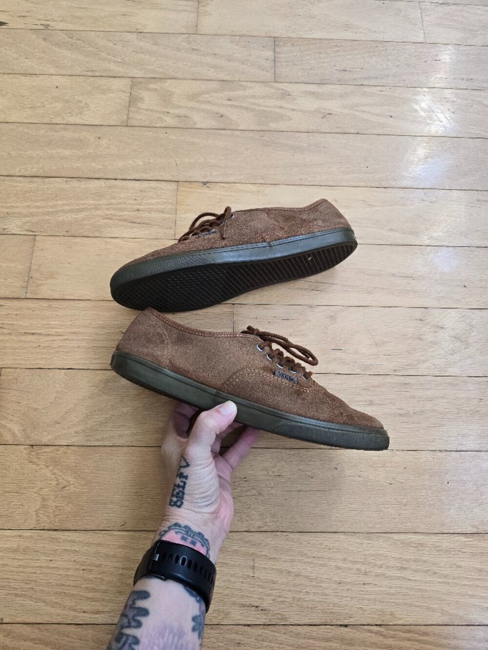 Vans | Authentic monochrome brown suede sneakers | WMS 8